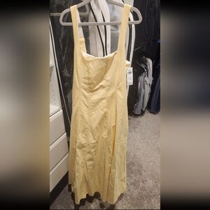 NEW Abercrombie & Fitch Yellow Midi Dress